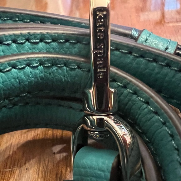 Kate Spade “Tiffany’s” Blue Satchel with Gold Hardware - Picture 11 of 13